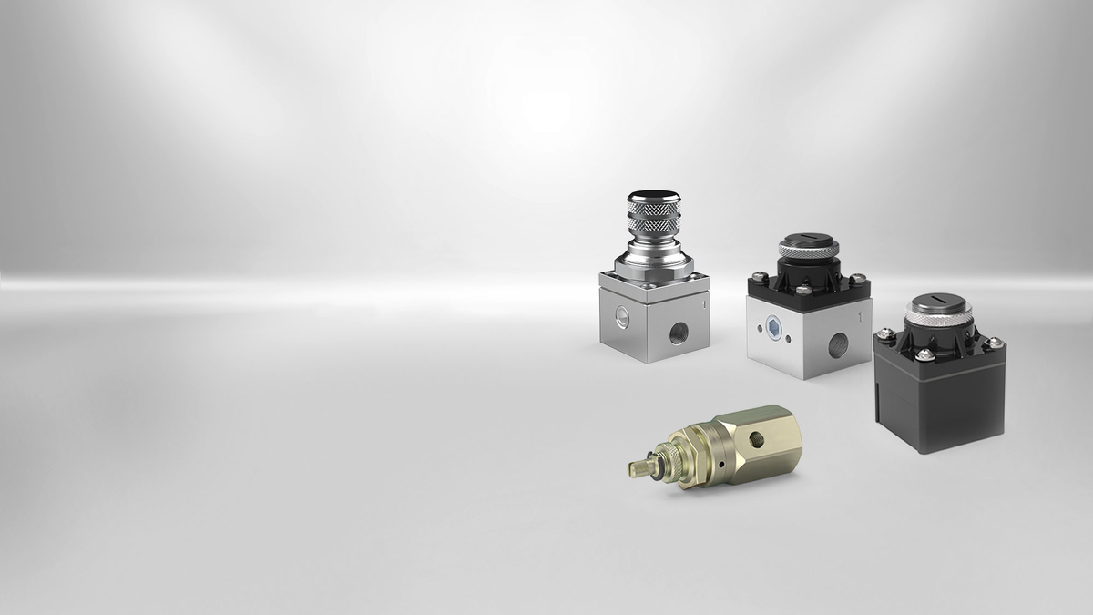 Pressure regulators medical analysis dental treatment unit from kendrion. Precise regulation characteristics and high realizable flow rates usable for various media.