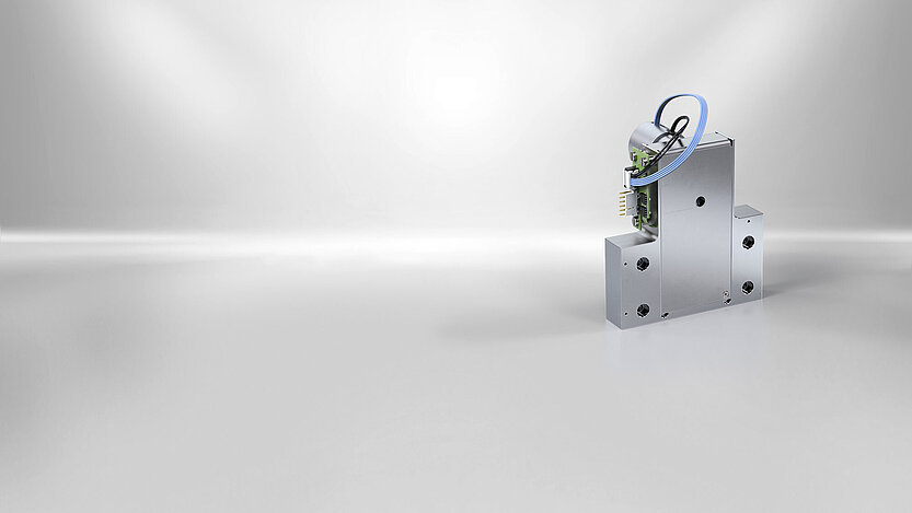 Laser shutter of type DS200X8 from Kendrion Der Laser-Shutter vom Typ DS200X8 von Kendrion kombiniert eine hohe mechanische Beständigkeit mit der Möglichkeit, Position und Spiegeltemperatur zu analysieren.