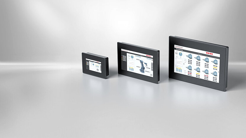 CODESYS touchpanel sps panel integrated plc hmi from kendrion. touchpanel sps codesys panel Combined visualisation, touch control and control electronics.