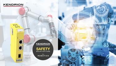 Kendrion Safety Architecture for Robotics – ISO 10218:2025 Kendrion robotics safety architecture for ISO 10218:2025 compliant industrial robots with SIL3/PLe functional safety.