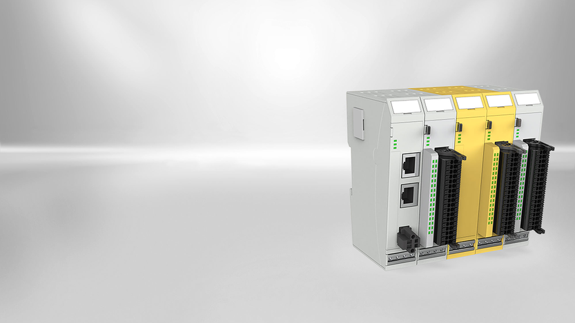Safety IO solution codesys EtherCAT integrated io-system from kendrion. Decreases time expenditure for development, verification and acceptance of safety applications.