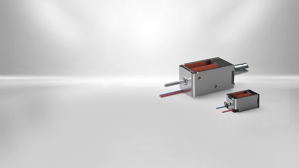 Bistable solenoid / latching solenoid | Kendrion AC linear solenoids allow for extremely fast switching times and very high attraction forces. They are used in machine-building in general and for a wide range of other applications, including switchgear construction.